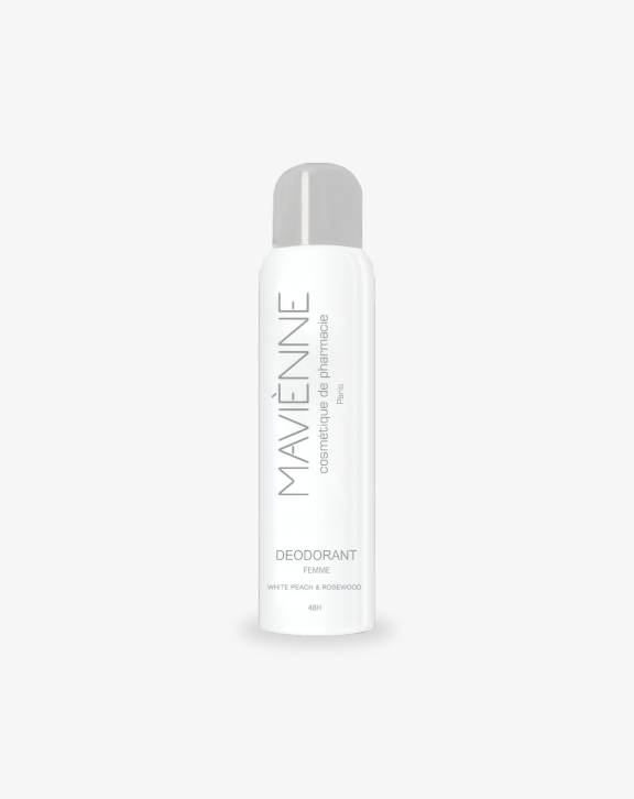 MAVIÈNNE Deodorant White Peach And Rosewood Femme 48H